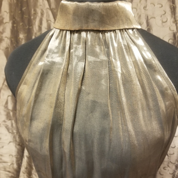 Gold High Neck Top - Picture 2 of 5